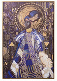 Quadro Art Nouveau Donna - Stampa su Tela
