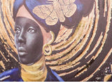 Quadro Art Nouveau Donna - Stampa su Tela