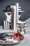 Fermalibro BACI MILANO Mr. Black & Mrs. White - Design Elegante
