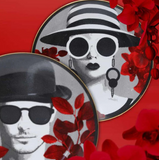 Piatto Mrs. White Ø 24 cm - Porcellana Baci Milano | Gli Inseparabili