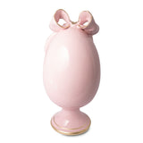 UOVO CAPODIMONTE LARGE ROSE BOW