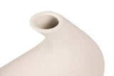 VASO IN CERAMICA BEIGE 35x12x50 CM