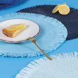 Set 4 Tovagliette Ocean Ø38cm - Tovagliette Rattan Effetto Juta VdE