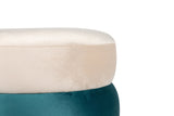 Pouf Velluto Base Metallo - GARPE -