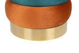 Pouf Velluto Base Metallo - GARPE -