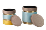 Pouf Velluto Contenitore - GARPE -