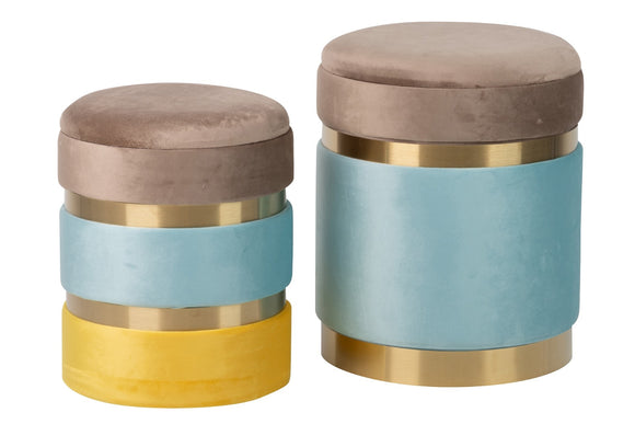 Pouf Velluto Contenitore - GARPE -