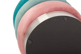 Pouf in Velluto con Base Metallo  - GARPE -