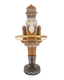 Schiacchianoci Decorativo in Resina con Vassoio 11x14x41cm