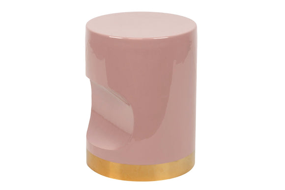 Pouf in Metallo Rosa - GARPE -