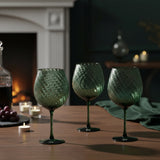 Fade Set 6 Calici Braies 500ml in Vetro Verde