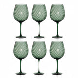 Fade Set 6 Calici Braies 500ml in Vetro Verde