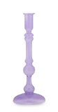 PORTA CANDELA COLOR GLASS INDACO - Vetro Borosilicato H 26cm FADE MAISON