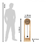 Orologio da Terra Rustico in Legno 100cm
