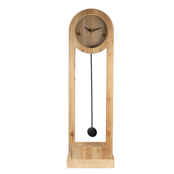 Orologio da Terra Rustico in Legno 100cm