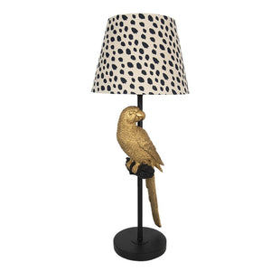 Lampada Pappagallo Oro 73cm Clayre & Eef - Decorazione Living