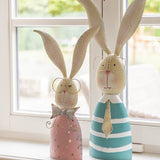 Mr Rabbit Coniglio Decorativo in Latta H 67 cm - Clayre & Eef