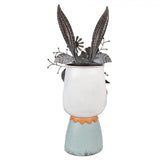 Fioriera Mrs Bunny Open Eyes Metallo 29x19x62cm Pasquale