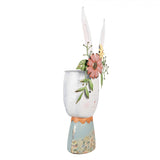 Fioriera Mrs Bunny Open Eyes Metallo 29x19x62cm Pasquale