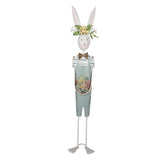 Mr Bunny Flower Fioriera Metallo 17x12x88cm Pasquale