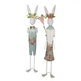 Mr Bunny Flower Fioriera Metallo 17x12x88cm Pasquale