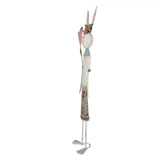 Mrs Bunny Flower Fioriera Metallo 22x12x88cm Pasquale