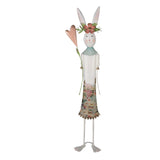 Mrs Bunny Flower Fioriera Metallo 22x12x88cm Pasquale