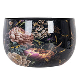 PORTA PIANTA DECORATIVO FLOWER Metallo Ø27x17cm - Arredamento Casa