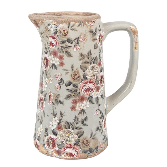 BROCCA DECORATIVA FLOWER Ceramica 16x11x20cm - Arredamento Casa