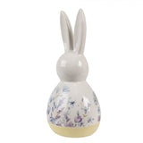 Statuetta Coniglio Floreale Giallo 12x10x23 cm Clayre & Eef