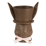 PORTA VASO CONIGLIO CHOCOLATE