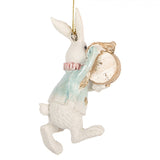 CIONDOLO CLOCK BIANCONIGLIO