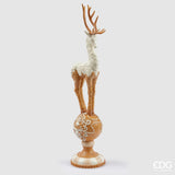 EDG DECORAZIONE RENNA MARZAPANE H46