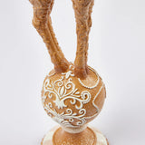 EDG DECORAZIONE RENNA MARZAPANE H46