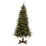 Albero di Natale PRE-LIT NOBLE FIR  con 250 Led H 180 Cm