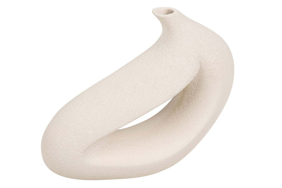 VASO IN CERAMICA BEIGE 40x12x32 CM