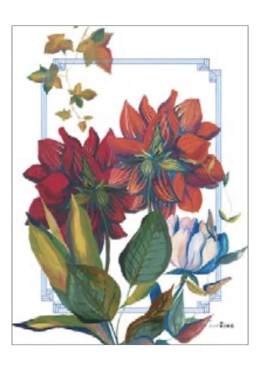 Canovaccio Dahlia V2 100% Lino 55x75cm - The Napking