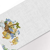 Runner Tavola Pulcini Bohemien in Lino 45x180cm | PrintsOnLinen