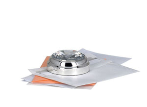 Fermacarta Diamante "Cristallo" - Accessorio Ufficio Elegante