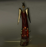 ANGELO ROSSO CON GHIRLANDA LED