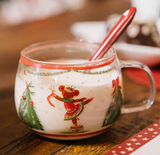 SET 2 TAZZE IN VETRO BOROSILICATO "BEAR WONDERLAND"