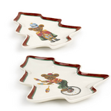 SET 2 PIATTO ALBERO BEAR WONDERLAND