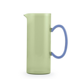 Brocca in Vetro Borosilicato 1,3 lt Verde e Blu | H&H