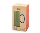 Brocca in Vetro Borosilicato 1,3 lt Verde e Blu | H&H