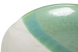 Piatto in Ceramica Verde/Bianco 36cm GARPE - Complemento d'Arredo