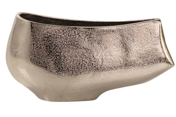 VASO IN ALLUMINIO ARGENTO 35x11x17