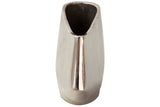 VASO IN ALLUMINIO ARGENTO 35x11x17