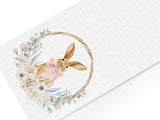 Runner Tavola Baby Bunny Bohemien in Lino 45x180cm | PrintsOnLinen