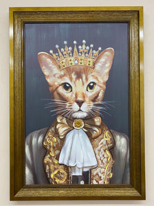Quadro TELA NOBIL GATTO - Stampa Materica su Tela
