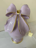 UOVO CAPODIMONTE LARGE LILAC BOW